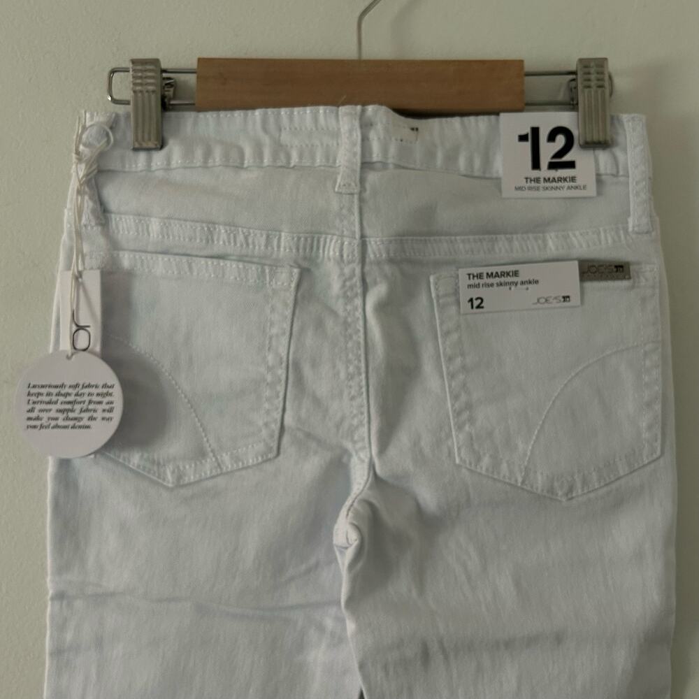 5/$25 Joe's Jeans Girl's The Markie Mid-Rise Skinny Ankle Distressed Jeans 12 - Picture 6 of 11